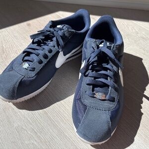New Nike Cortez TXT suede blue Sneakers Sz 8